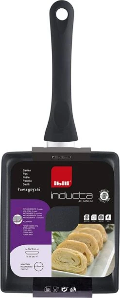 Merkloos TIB Japanse Stijl Omeletpan - Eierpan - Tamagoyaki - Geschikt Voor Inductie -Le Creuset Winkel 486x1200