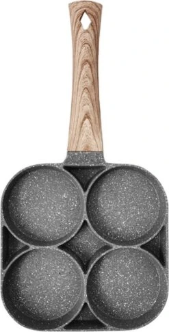 Alora 4-Delige Pannenkoekenpan - Pannenkoeken Maker - Cakemaker - Omeletpan - Omeletmaker - Eierpan - Koekjes Maker - 4-in-1 Pannenset -Le Creuset Winkel 611x1200