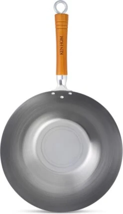 Ken Hom Classic Wok - Ø 32cm In Koolstofstaal En Houten Greep -Le Creuset Winkel 690x1200 1