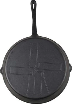 The Windmill Koekenpan Skillet Extra - 31,5 Cm - Gietijzer Zwart -Le Creuset Winkel 834x1200 1