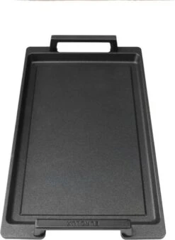 Eurolux Teppanyaki Plaat Met Grepen - 41 X 24 X 2.5 Cm - Zwart - Aluminium - Geschikt Voor Alle Warmtebronnen -Le Creuset Winkel 878x1200