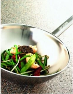 Demeyere Wok - Ø 30 Cm - Vlakke Bodem -Le Creuset Winkel 925x1200