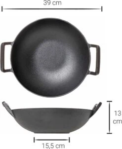 Blackwell Wadjan Wokpan - Gietijzer - 32 Cm - Zwart -Le Creuset Winkel 983x1200